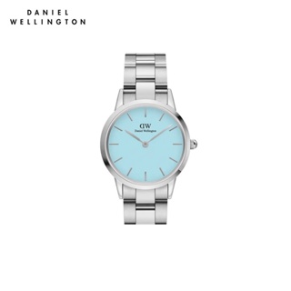 (ทักแชทรับโค้ด) Daniel Wellington นาฬิกาข้อมือ ICONIC LINK CAPRI 32 มม สีเงิน