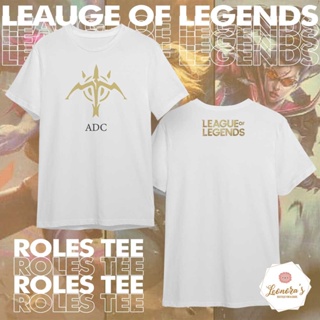 League of Legends Roles Unisex Tshirt Sublimated Front & Back Print Graphic Tees High Quality COD_03