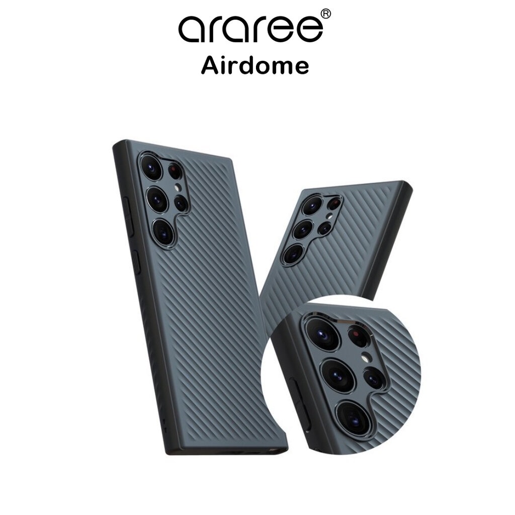 araree-airdome-เคสกันกระแทกเกรดพรีเมี่ยมจากเกาหลี-เคสสำหรับ-galaxy-s23-s23plus-s23ultra-ของแท้100