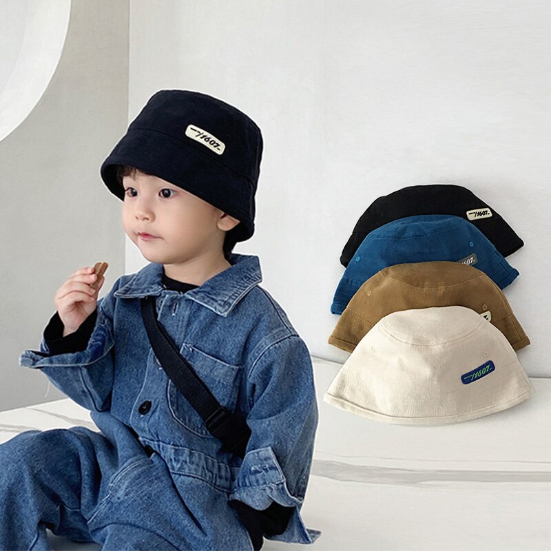 พร้อมส่ง-หมวกเด็ก-5เดือน-3ปี-รอบหัว-48-50-cm-หมวกบักเก็ต-วินเทจ-ติดป้าย-1607-หมวกแฟชั่นเด็ก