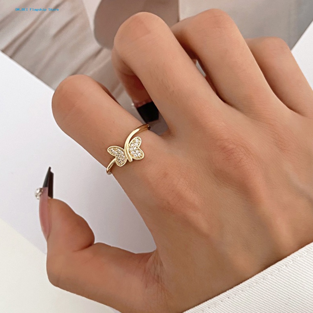 dr-bei-แหวนคู่รัก-กันแพ้-เครื่องประดับ-แหวนแต่งงาน-ผีเสื้อเปิด-แหวนฝีมือดี