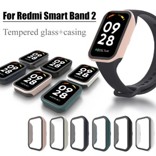 Redmi band 2 เคส PC แบบเต็ม + ฟิล์มนิรภัย เคสแข็ง สําหรับ Redmi smart band 2 เคส Redmi band2 อุปกรณ์เสริม