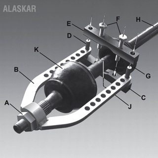 ALASKAR CV Joint Puller 9 รูหนาแข็งแรงใช้งานง่าย Propshaft สำหรับยานยนต์