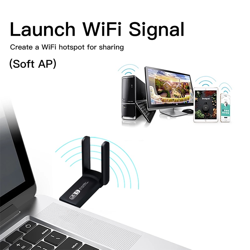 ส่งจากไทย-ตัวรับสัญญาณ-wifi-pc-ตัวรับ-wifi-แรง-ตัวรับสัญญาณ-wifi-5g-usb3-0-dual-band-usb-adapter-1200mbps-2-4ghz-5-8ghz