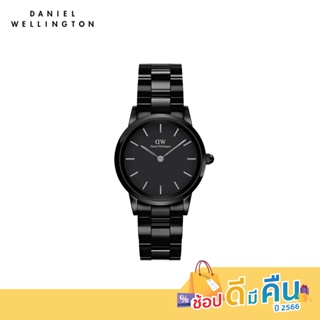 (ทักแชทรับโค้ด) (ช้อปดีมีคืน) Daniel Wellington นาฬิกาข้อมือ Iconic Ceramic Black 28มม สีดำ