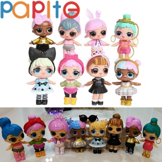 ❇PAPITE【In Stock】8Pcs SURPRISE DOLL LOL Mystery Xmas Toy Children’s Toy Suitable for Collection