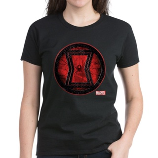 Cotton Women tops tshirts blouse Black Widow Grunge Icon t shirt slim fit Tee Black_04