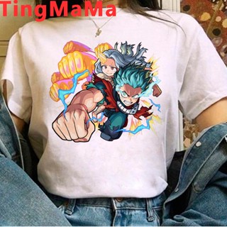 My Hero Academia Midoriya Izuku Deku Boku No Hero Academia t shirt women white t shirt kawaii t shirt couple clothe_04