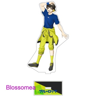 Blossomea ใหม่ ฟิกเกอร์อะคริลิค รูปอนิเมะ BLUE LOCK Isagi Yoichi ของเล่น สําหรับตั้งโต๊ะ ตกแต่งวันเกิด