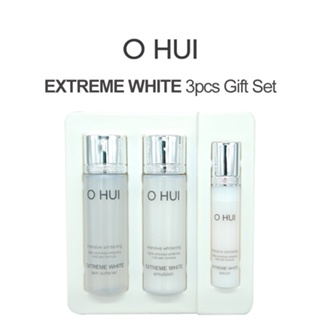 O HUI EXTREME WHITE 3pcs Gift Set / Skin softener / Emulsion / Serum