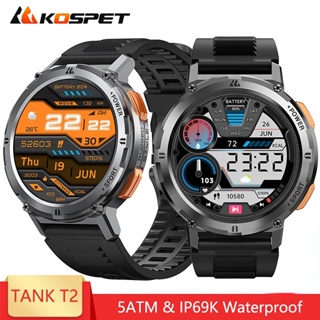 Kospet Tank T2 Ultra สมาร์ทวอทช์ บลูทูธ 5ATM IP69K กันน้ํา 70 โหมด เหมาะกับการเล่นกีฬา ฟิตเนส สําหรับผู้ชาย