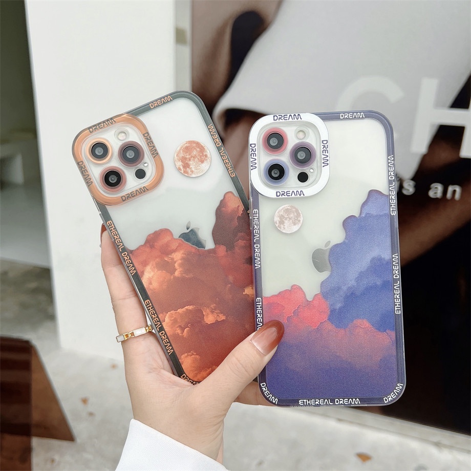 เคสโทรศัพท์มือถือแบบใส-กันกระแทก-ลายก้อนเมฆ-สําหรับ-amk-tecno-spark-go-10c-infinix-gt-10-pro-2023-note-30-zero-30-5g-smart-7-gnctsy