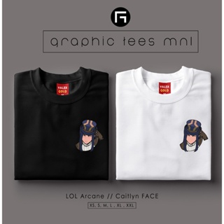 Graphic Tees MNL - GTM League of Legends LOL Arcane 408 Caitlyn Vector Customized Shirt Unisex_01