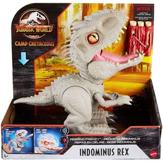 [พร้อมส่ง] ของแท้ Jurassic World Tyrannosaurus Rex Tyrannosaurus Swift blue Raptor ไดโนเสาร์เสียง ขยับได้ ของเล่นสําหรับเด็ก XK3O