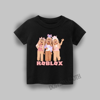 เสื้อยืด พิมพ์ลาย GIRLS ROBLOX Motifs Are Cool สําหรับเด็ก_04