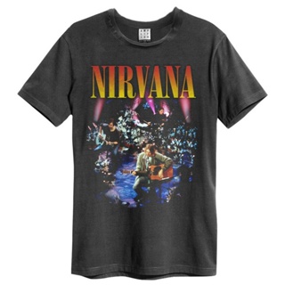 Sanc6 [พร้อมส่ง XS-6XL] เสื้อยืดแขนสั้น พลัสไซซ์ ลาย Nirvana Live In York Charcoal ของขวัญวันเกิด สําหรับผู้ชาย