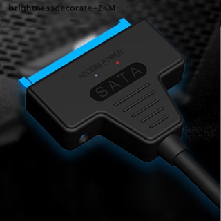 [Brightdecorate] อะแดปเตอร์แปลงฮาร์ดไดรฟ์ภายนอก SATA เป็น USB 3.0 2.0 Type-C สําหรับฮาร์ดดิสก์ภายนอก 2.5 3.5 นิ้ว HDD SDD [TH]