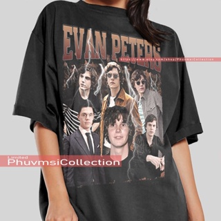 T-Shirtเสื้อยืด พิมพ์ลายกราฟฟิค Evan Peters Evan Peters สไตล์วินเทจ ยุค 90s S-5XL