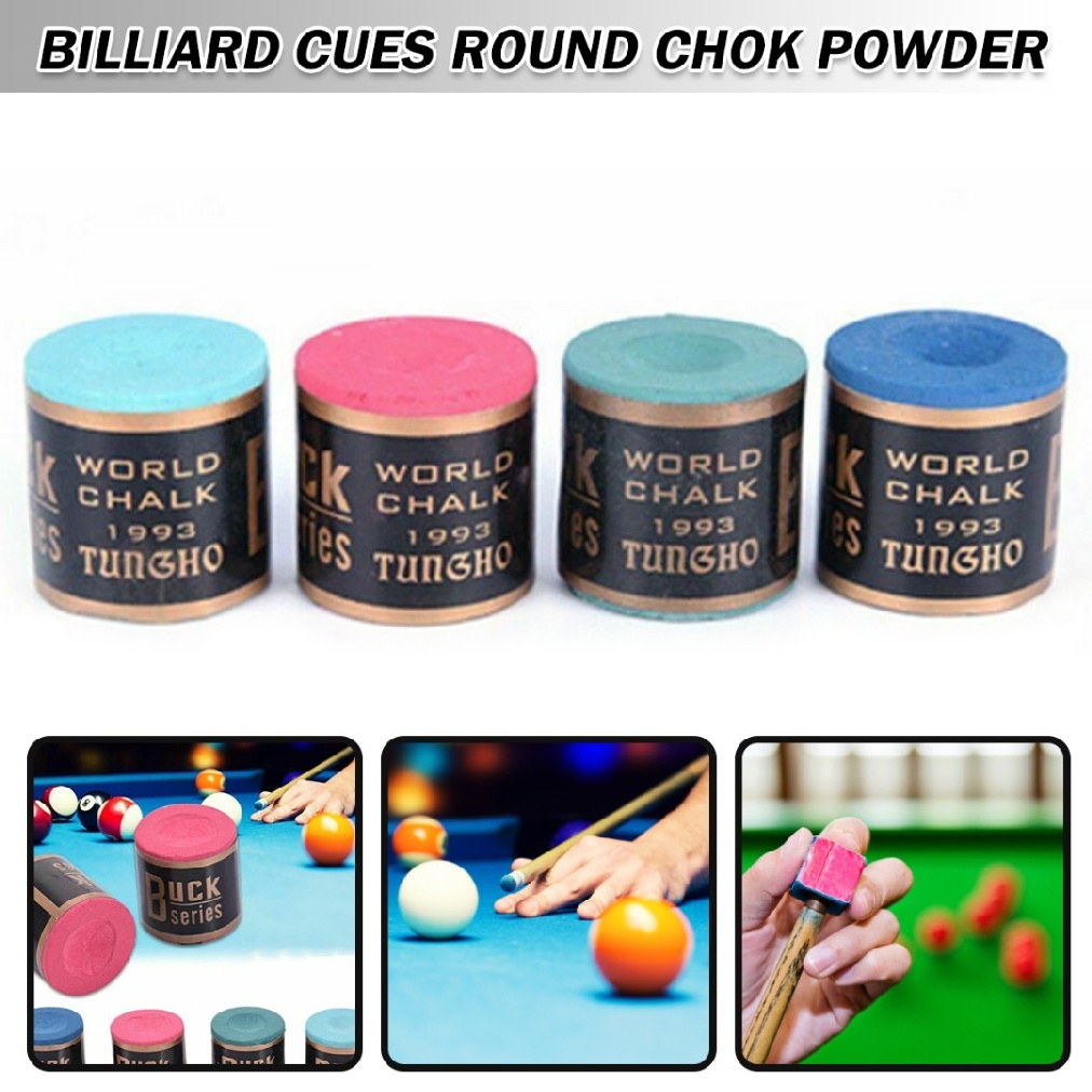 Sunei Pool Cue Chalk Snooker Cue Tip Noslip Chalk Table Billiards