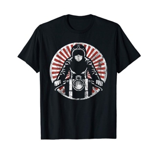 Qiuy5 [พร้อมส่ง] เสื้อยืด ผ้าฝ้าย 100% พิมพ์ลาย Return of Cafe Racers โอเวอร์ไซซ์ ไซซ์ XS-6XL สําหรับผู้ชาย