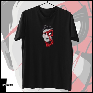 Spiderman Broken Mask Marvel Print Design Tee 100% Cotton Unisex T-Shirt Black White Grey Maroon Red_08