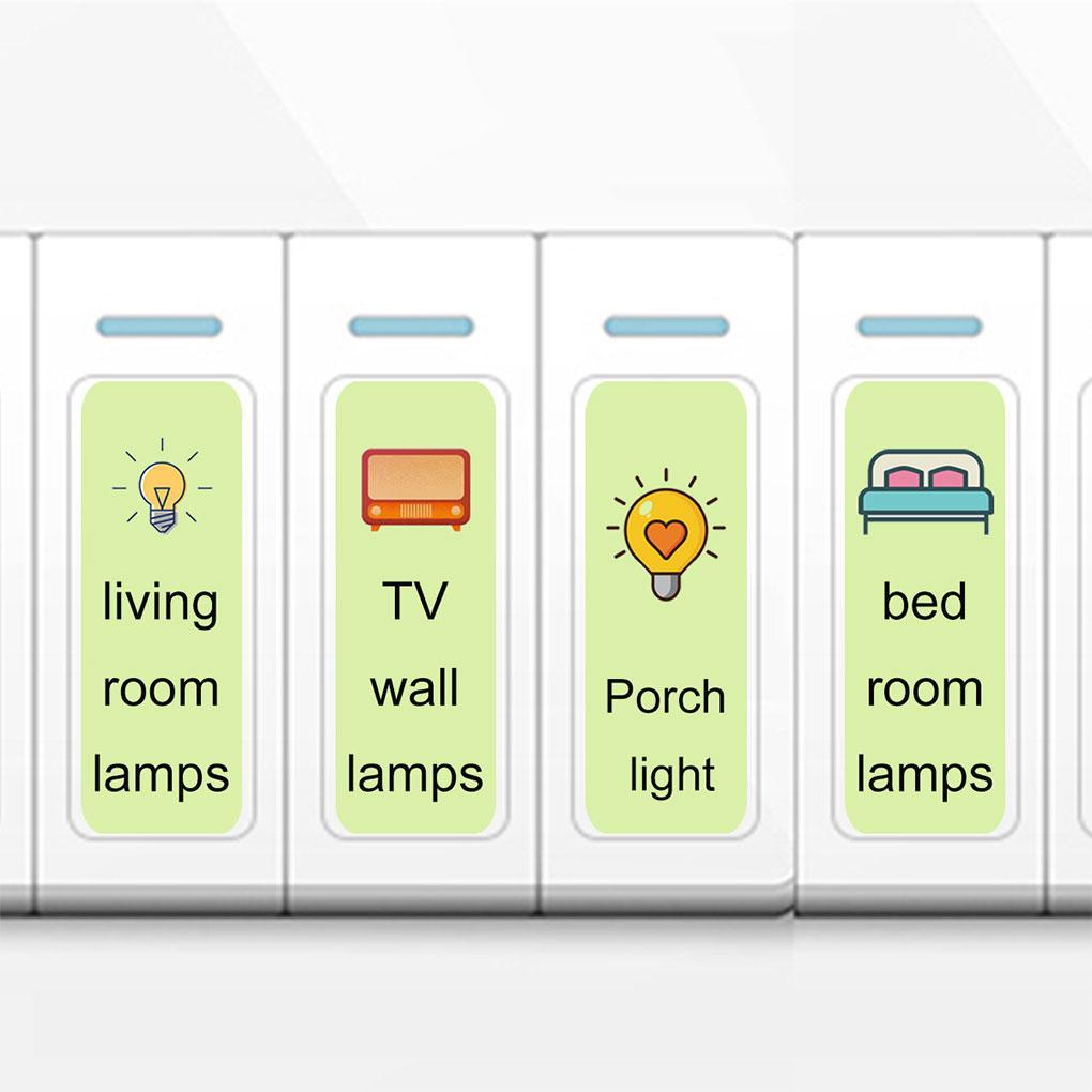 สติกเกอร์วอลเปเปอร์-เรืองแสง-มีกาวในตัว-ลอกออกได้-diy-สําหรับติดตกแต่งสวิตช์ไฟ-ห้องนอน-ห้องครัว