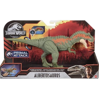 Jurassic World Albertosaurus Massive Biters Larger-Sized Dinosaur Action Figure GVG67 ฟิกเกอร์ไดโนเสาร์ Jurassic World Albertosaurus ขนาดใหญ่ GVG67