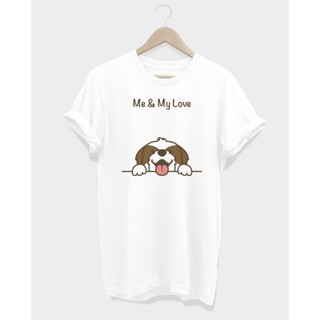 เสื้อยืดลายหมาชิสุ me & my love T-shirt_02