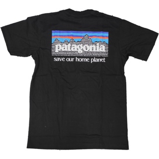 ⭐ patagonia ⭐ เสื้อยืด คอกลม แขนสั้น แฟชั่น ภูเขา พาธาโกเนีย พาตาโกเนีย save our home planet  パタゴニア unisex