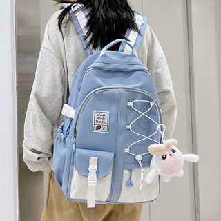 【พร้อมส่ง】กระเป๋านักเรียน กระเป๋าเป้สะพายหลัง ความจุสูง น่ารัก สําหรับเด็กผู้หญิง 2023