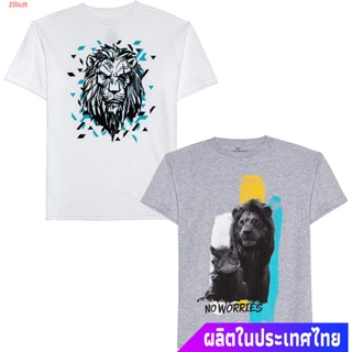 เสื้อยืดลำลอง Disney Boys Big 2 Pack Of The Lion King Movie Graphic T-Shirts Sports T-shirt_05