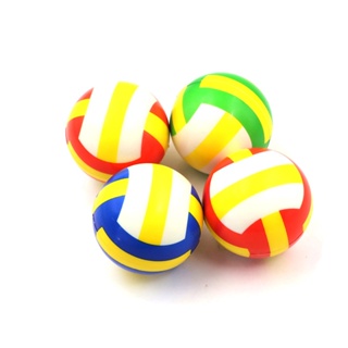 ลูกบอลโฟมบีบคลายเครียด ขนาดเล็ก เหมาะกับเล่นวอลเลย์บอลกลางแจ้ง สําหรับเด็ก จํานวน 1 ชิ้น