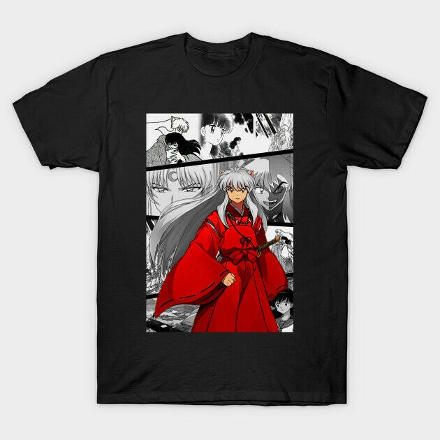 เสื้อยืด-พิมพ์ลายการ์ตูนหมาป่า-inuyasha-sesshhomaru-sengoku-otogiz-shi-สีดํา-สําหรับแฟนคลับ-01