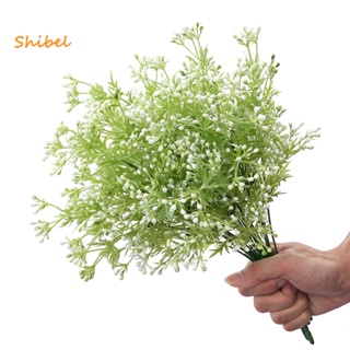 Shibel ดอกไม้ประดิษฐ์ สีเขียว นํากลับมาใช้ใหม่ได้ สําหรับโรงแรม Diy