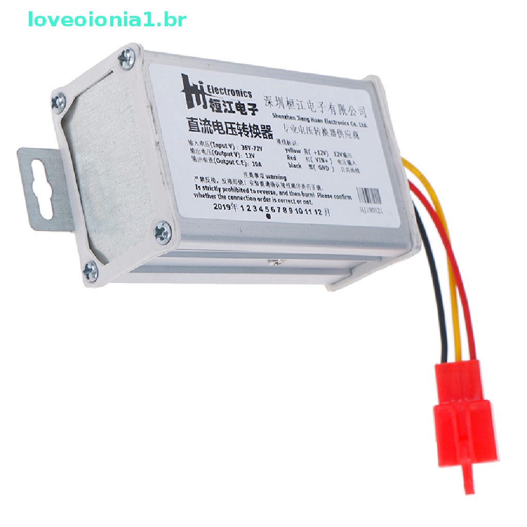 loveoionia1-อะแดปเตอร์แปลง-dc-36v-72v-เป็น-12v-10a-120w-สําหรับรถยนต์ไฟฟ้า