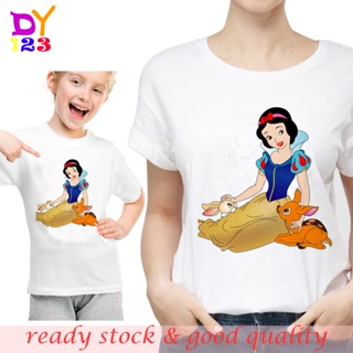 snow White unisex Funny kids tshirt Printed girls&amp;boys kids Short Sleeve Tshirt Homme Tee Shirt To_01