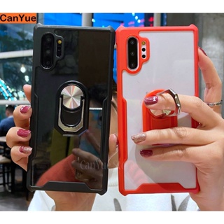 vivo Y100 Y01 Y02 Y02s Y15A Y15s Y16 Y22 Y22s Y35 Y76 Y77 5G Case Hard Acrylic Silicone Shockproof Slim Clear Cover Thin Back Phone Casing  with Ring Holder Kickstand
