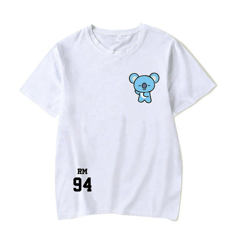 ใหม่เอี่ยมราคาต่ำสุดเสื้อยืดลำลอง-พิมพ์ลาย-bts-kpop-s-3xl