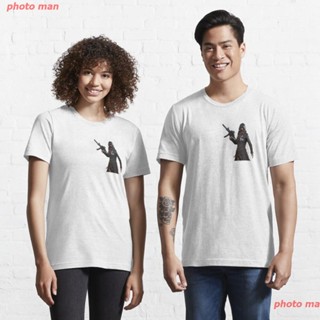 เสื้อแฟชั่นผญ2022 อื่นๆ Tee photo man เสื้อยืด PUBG MOBILE pubg, pubg mobile Essential T-Shirt คู่_03