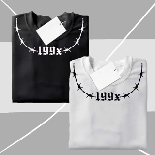 T-shirt Clothing 199x Text Around The Neck Design Cotton (4 Size S, M, L, XL)_03