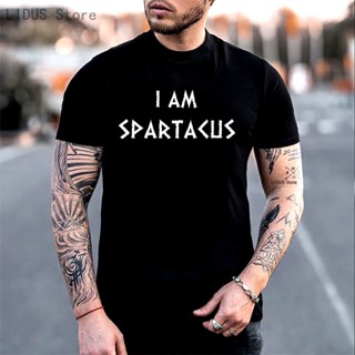 men t shirt I Am Spartacus Retro Fun T Shirts Kids Adults Children Short Sleeves Cotton T-shirt Fashion