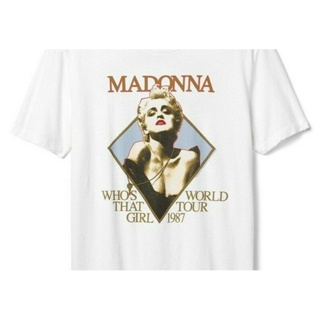 tshirtเสื้อยืดคอกลมฤดูร้อนเสื้อยืด พิมพ์ลาย Madonna Express Yourself สีขาว สําหรับผู้ชาย S - 234 Xl Bc 124Sto4XL
