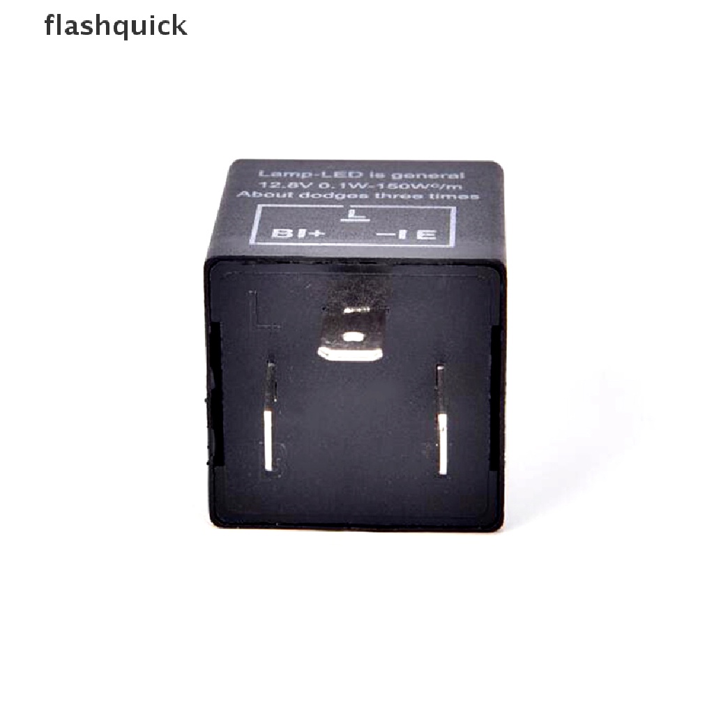 flashquick-รีเลย์แฟลชรถยนต์-12v-3-pin-led-ปรับได้-สําหรับไฟเลี้ยว-cf13-nice