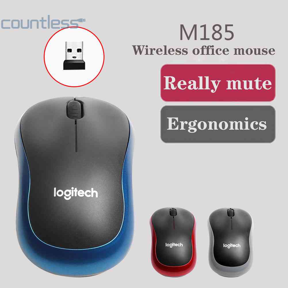 logitech-m185-เมาส์ออปติคอลเล่นเกมไร้สาย-2-4-ghz-1000dpi-3-ปุ่ม-countless-th