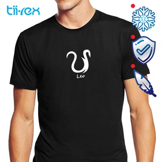 Men Women Fashion Icon Design Horoscope Leo Short Sleeve Round Neck Microfiber T-Shirts_04