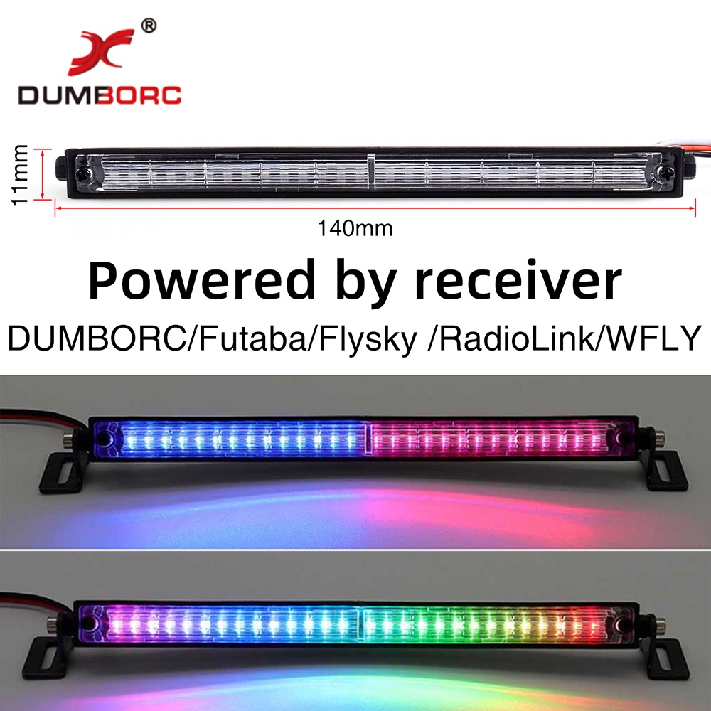 dumborcrc-ชุดไฟ-led-สเกล-1-10-หลากสี-อุปกรณ์เสริม-สําหรับรถไต่หินบังคับ-jeep-wrangler-1-10