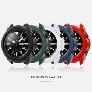 เคสนาฬิกาข้อมือ ป้องกันรอยนิ้วมือ ป้องกันการเกิดออกซิเดชั่น ขนาด. และห่วงแหวนหมุนได้ ทนต่อการสึกหรอ สําหรับ Samsung Galaxy Watch3 41mm 45mm