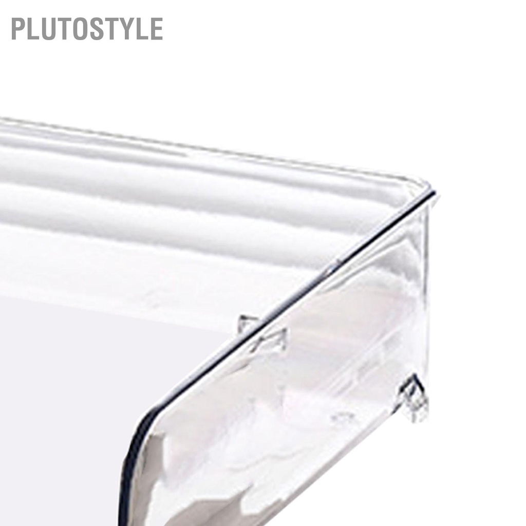 plutostyle-a4-กล่องเก็บกระดาษพลาสติกวางซ้อนกันได้ขนาดใหญ่ชั้นเดียวเดสก์ท็อปไฟล์ออแกไนเซอร์สำหรับสำนักงาน