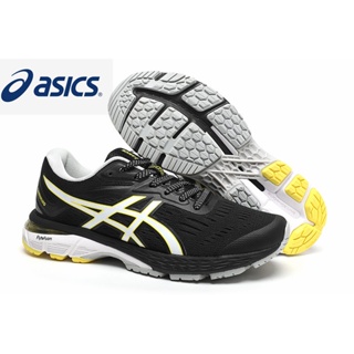ASICS GEL-CUMULUS 20 stable cushioning shock absorption running shoes black fluorescent yellow