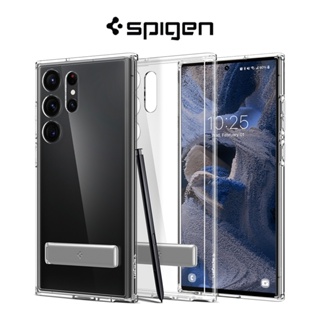 Spigen Galaxy S23 + เคส Ultra Hybrid S เคสในตัว ขาตั้ง ป้องกันการตก การออกแบบที่บางเฉียบ